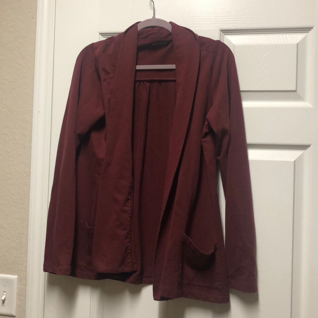 Lucky Brand Red Cardigan